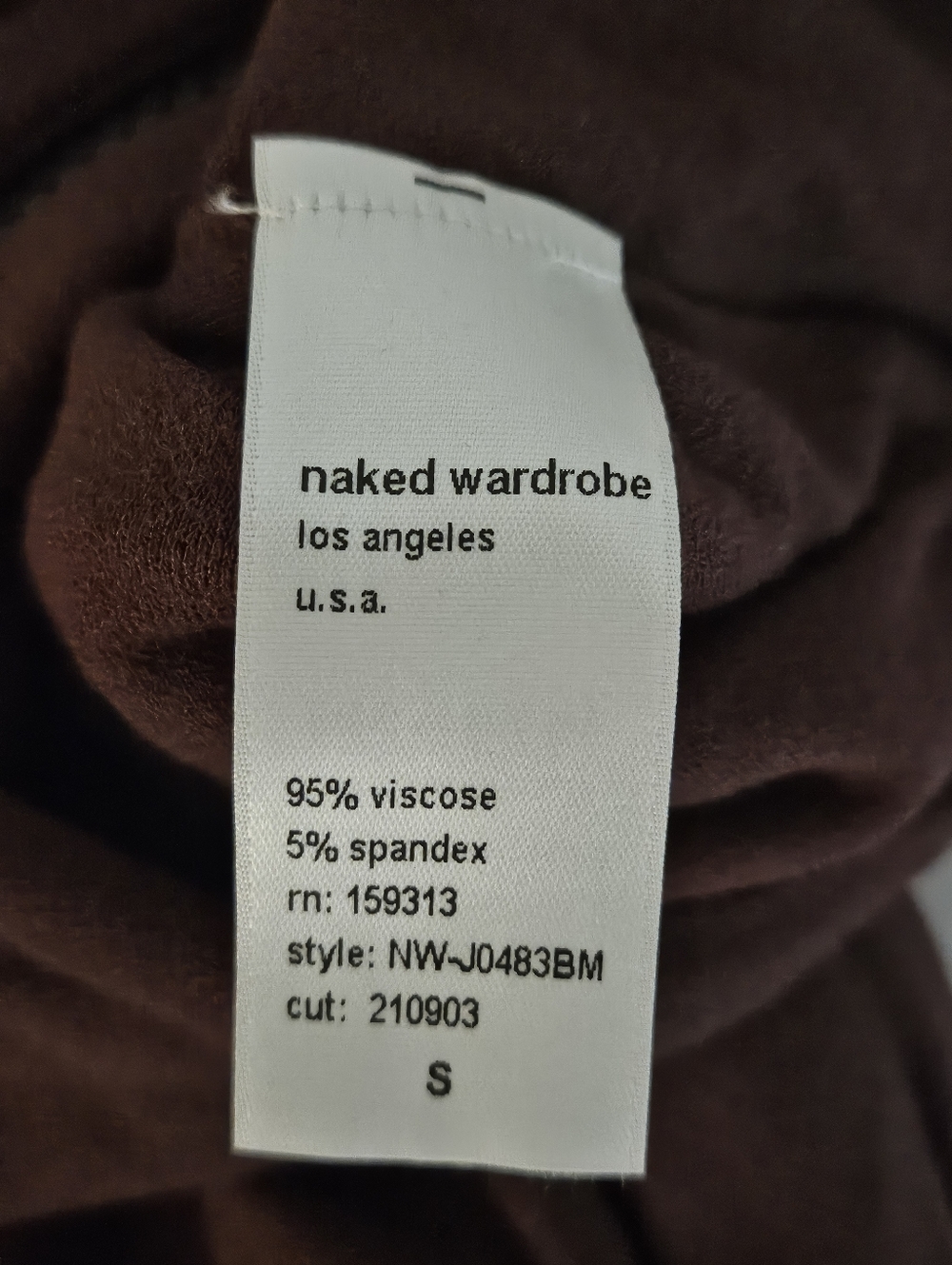 Naked Wardrobe Baby Mama Brown Sleeveless Zip Front Jumpsuit Maternity Nursing S - Picture 8 of 9